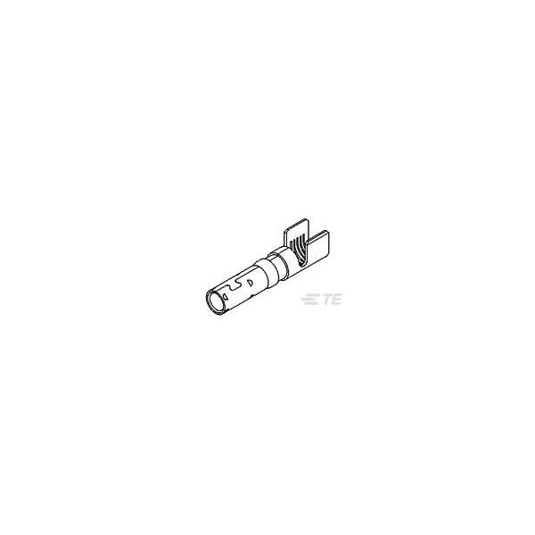 Te Connectivity Connector Contact, Size 8 Stud Size, 12 AWG, Crimp Termination Only 213847-3 - main